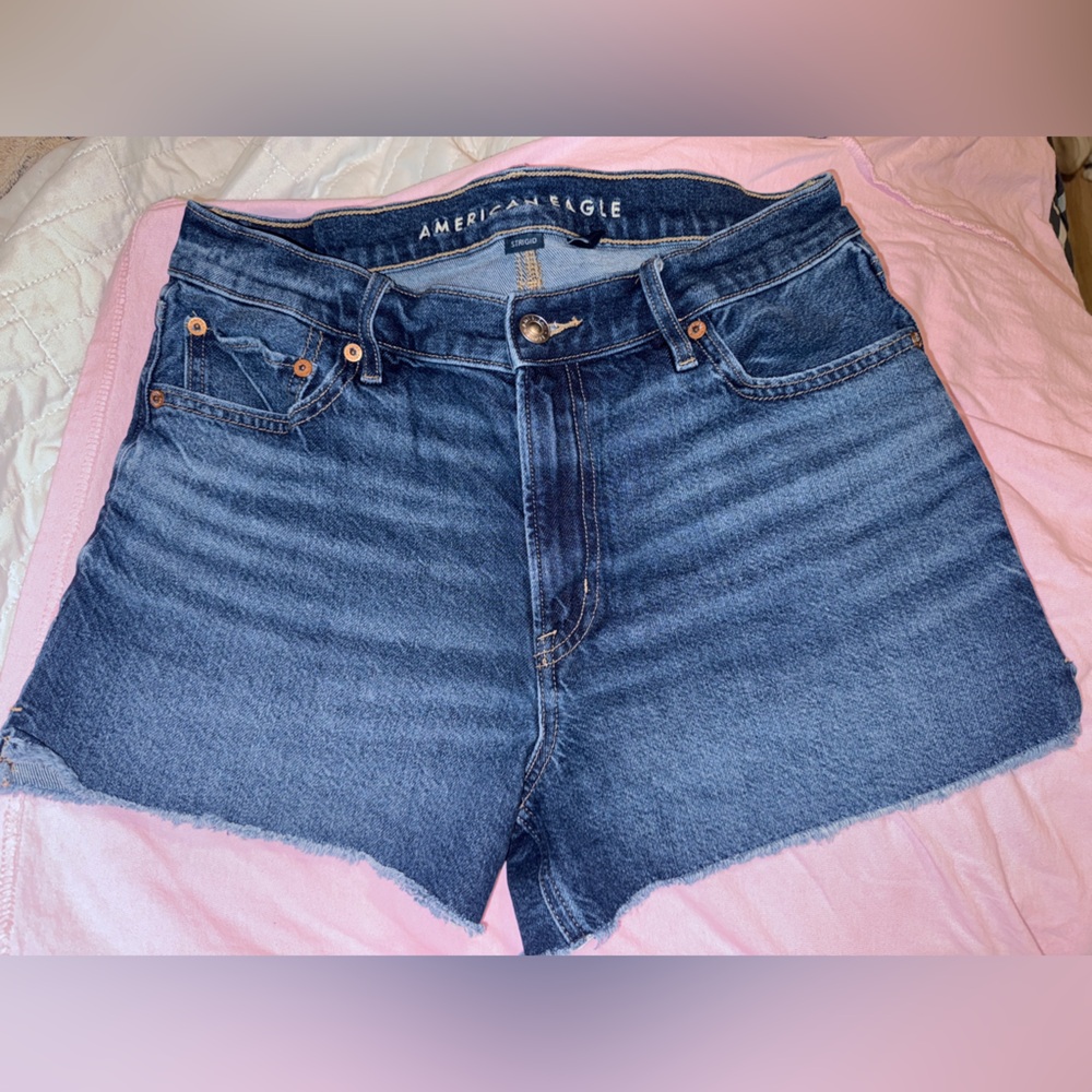 American Eagle Outfitters Dark Blue Jean Shorts